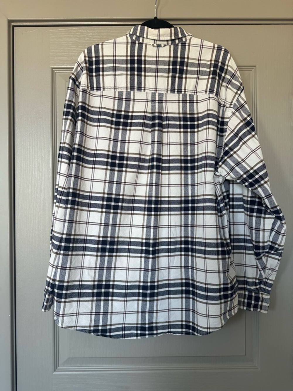 Eddie Bauer Plaid Flannel Shirt Men’s XL Classic Fit 100% Cotton Button Down - Picture 3 of 11